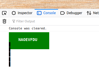 Doorcode Console Scroll