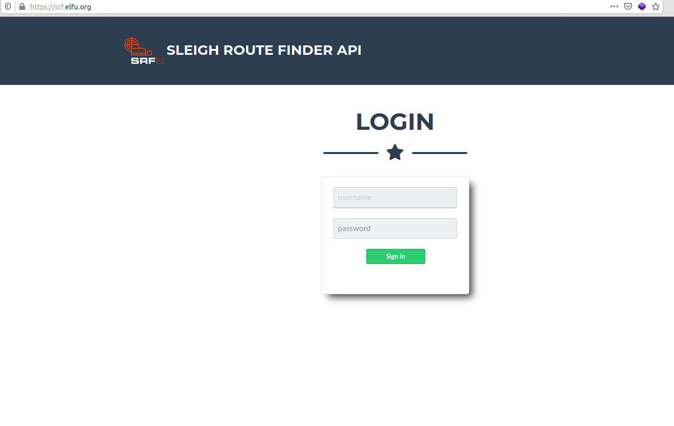 SRF Login